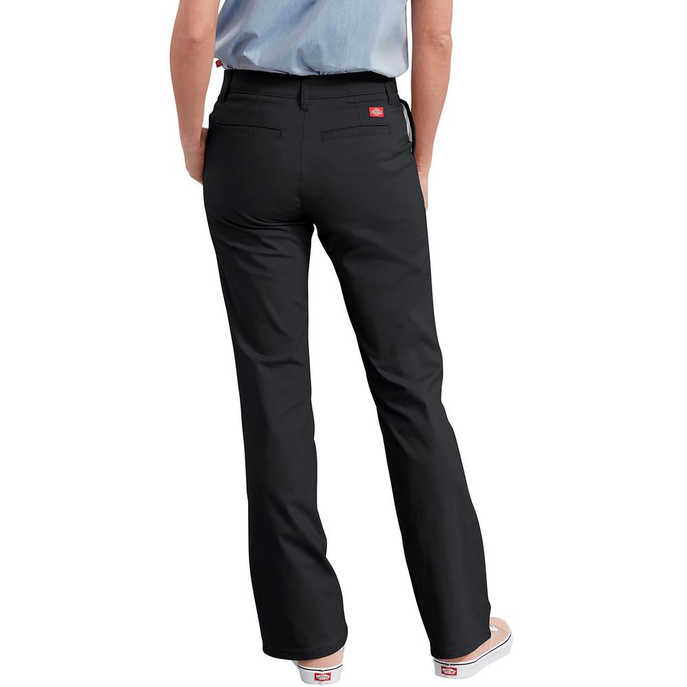 black bootcut work pants