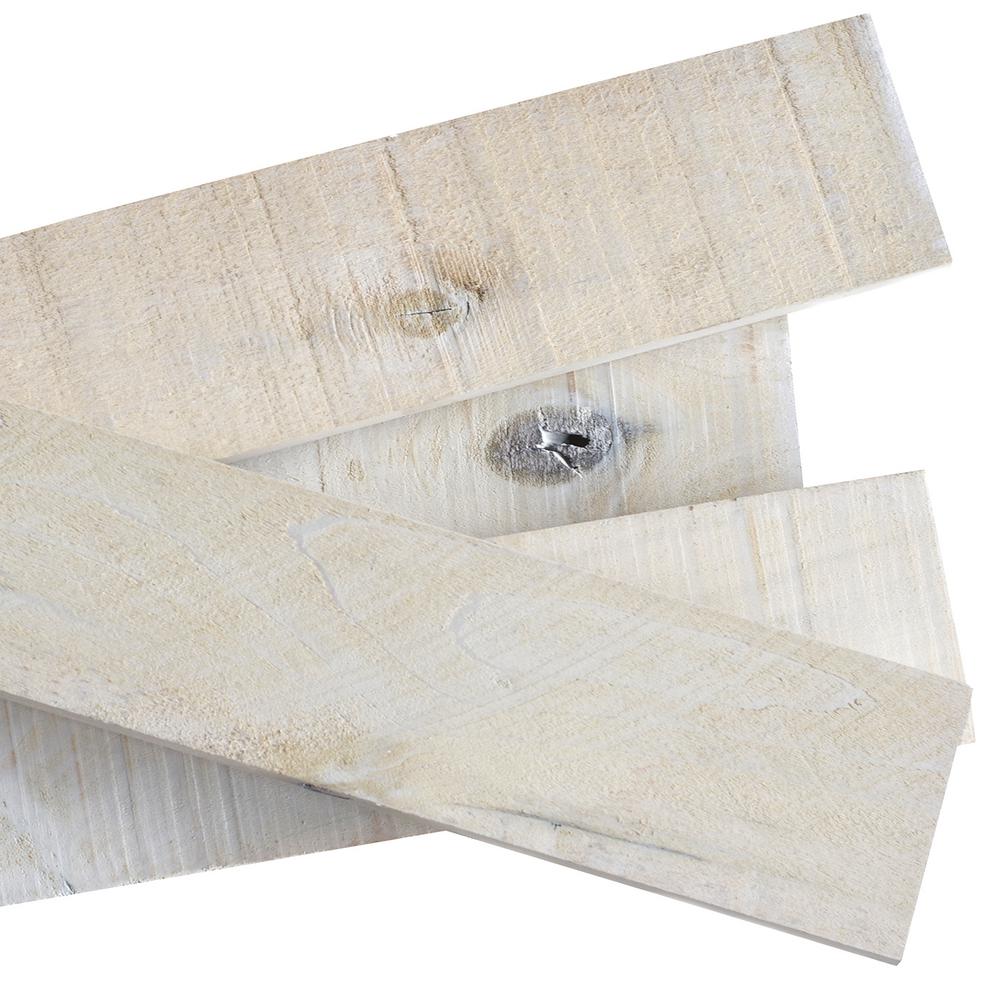 Weaber Weaber 1 2 In X 4 In X 4 Ft White Wash Weathered
