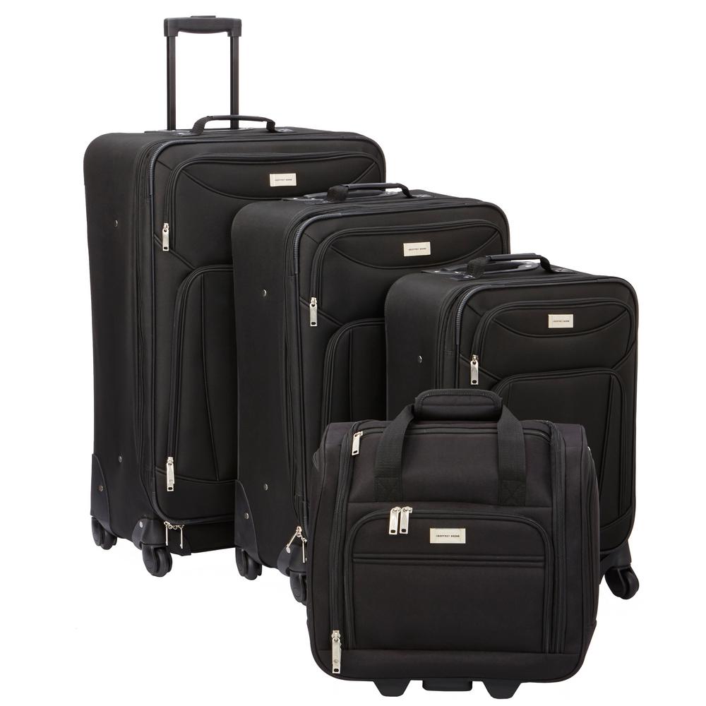 geoffrey beene 4 piece luggage set