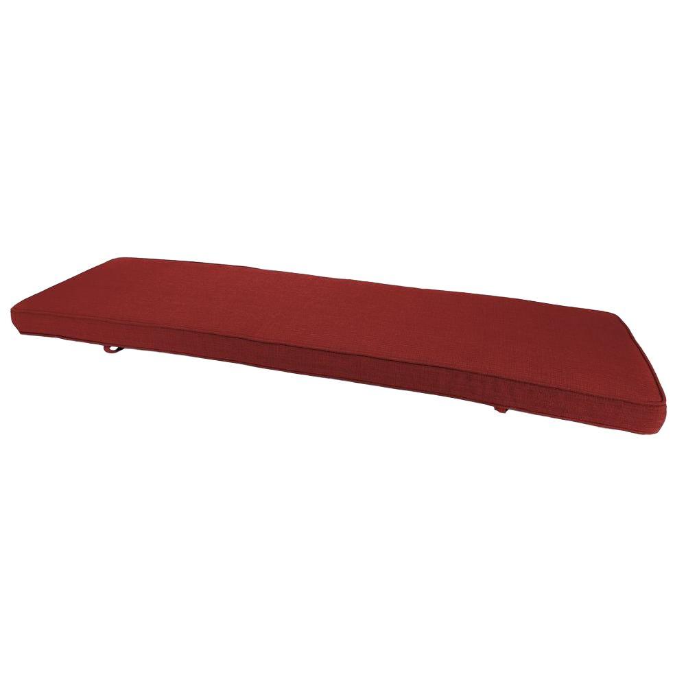Chili Bench Cushions Outdoor Cushions The Home Depot