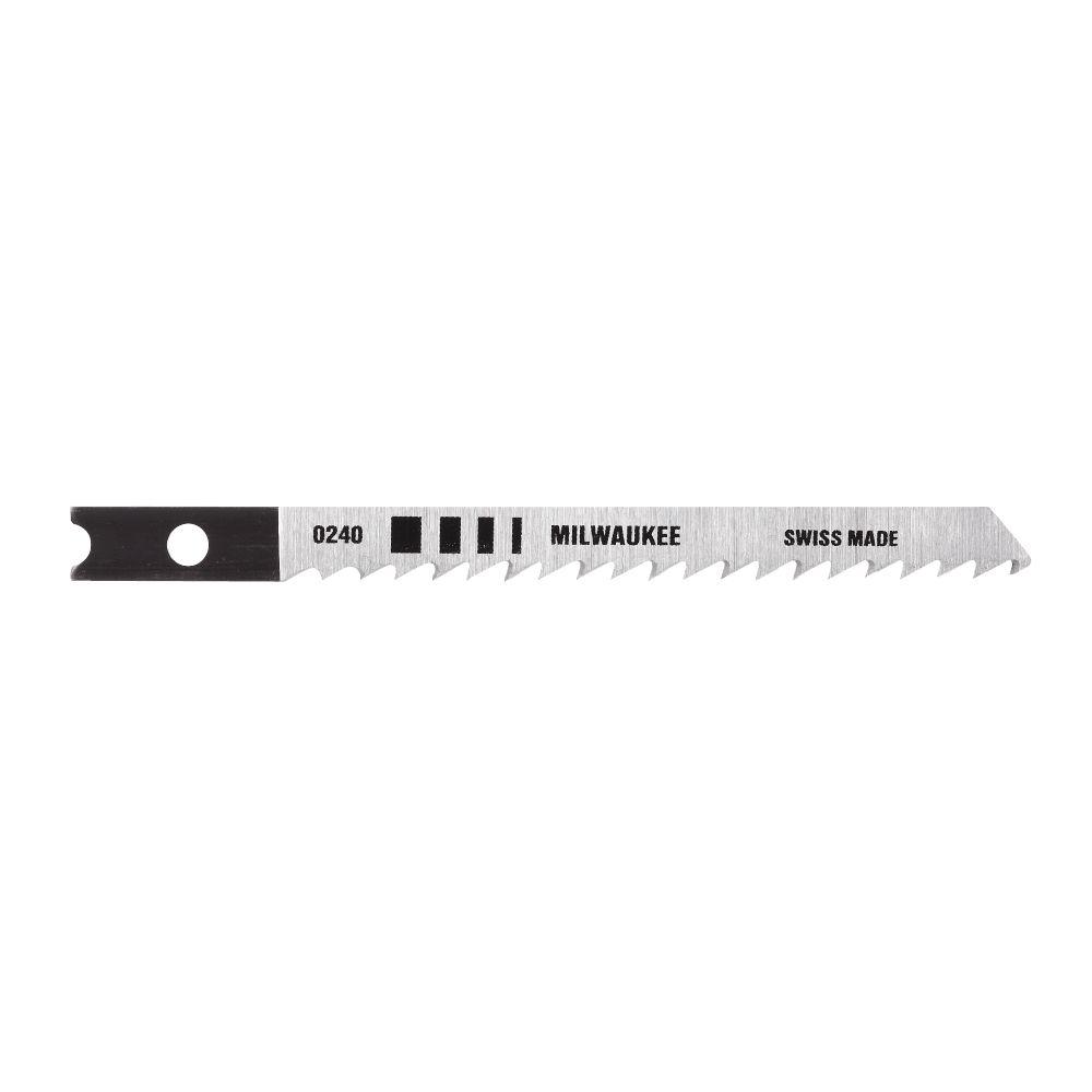 Milwaukee 4 in. 10 TPI U Shank High Carbon Steel Jig Saw Blade4842