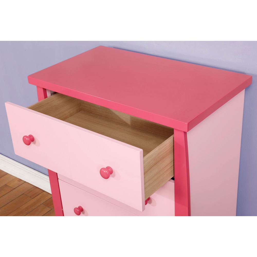 Nightstand Pink Bedroom Furniture The Home Depot Marlee Pink Transitional Style Nightstand