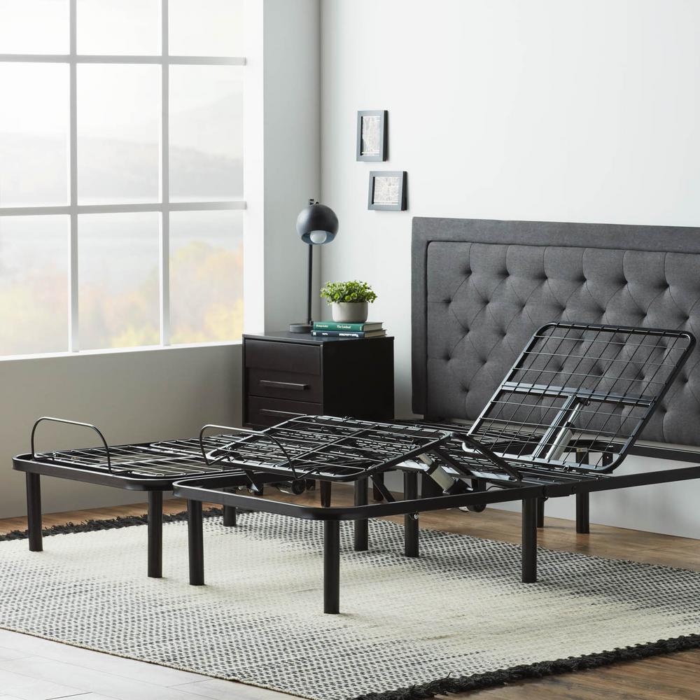 Lucid Twin Xl Adjustable Bed Base Hdlul100txab The Home Depot Lucid Twin Xl Adjustable Bed Base