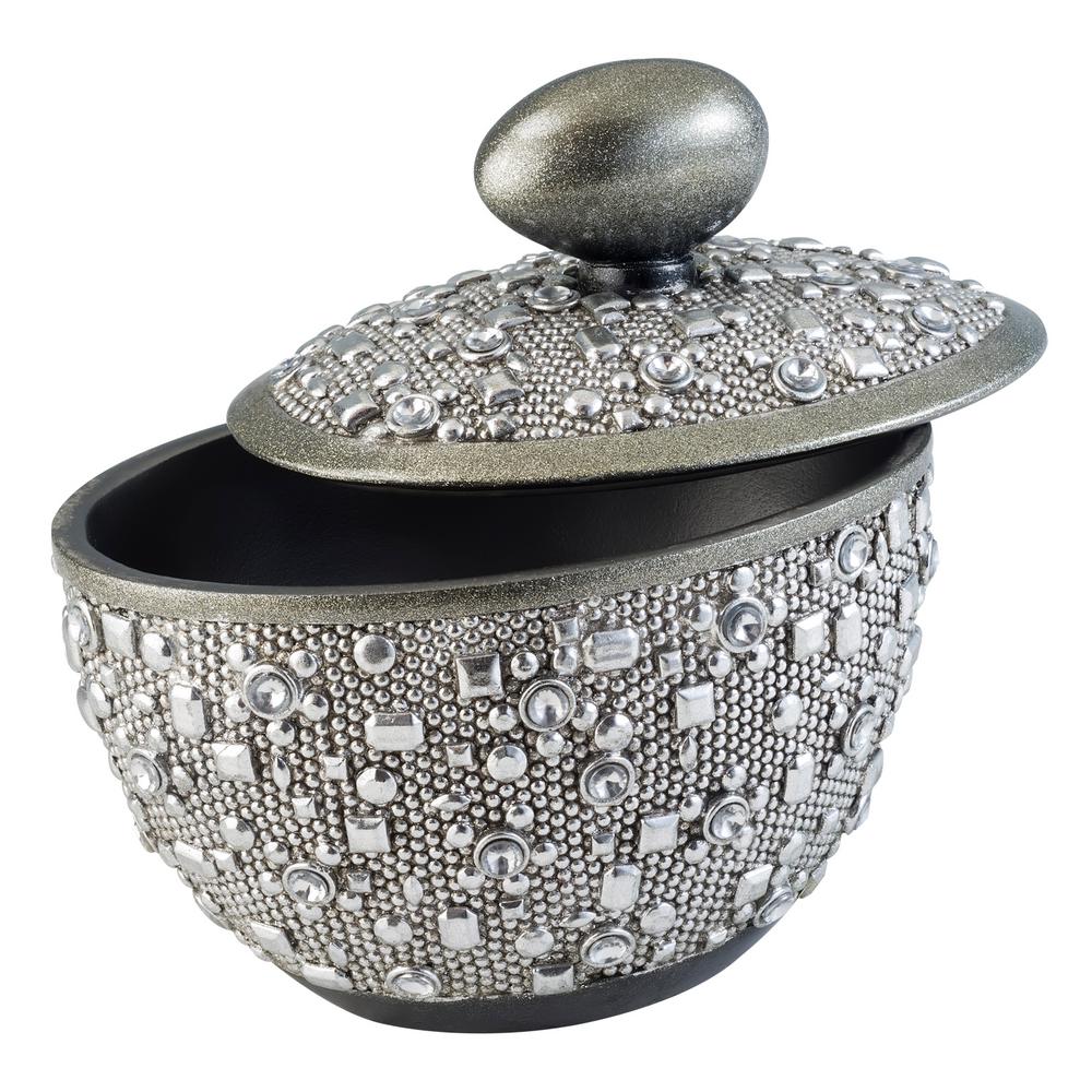 OK LIGHTING Silver Twilight Polyresin Decorative Box with Lid was $55.83 now $36.28 (35.0% off)