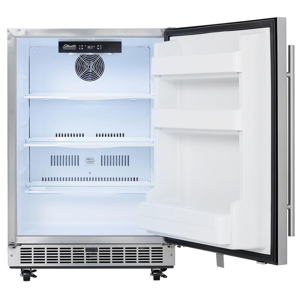 Silhouette Professional 5.5 cu. ft. Outdoor Rated Mini Fridge in