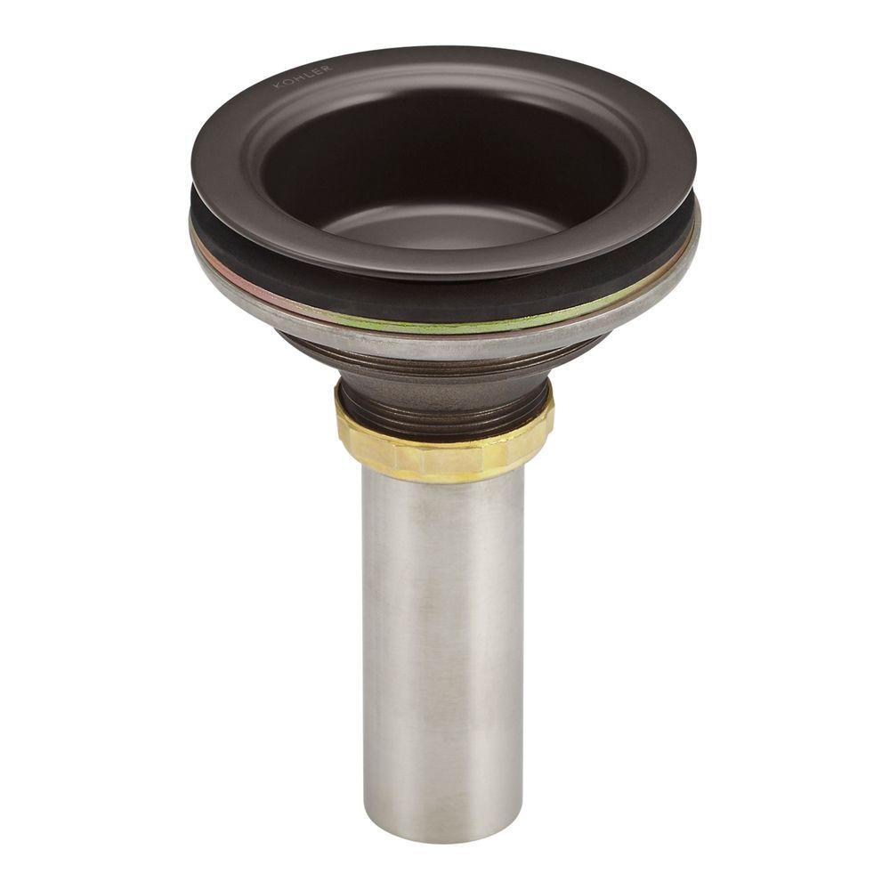 KOHLER Duostrainer 41/2 in. Sink Strainer Body with TailpieceK8804