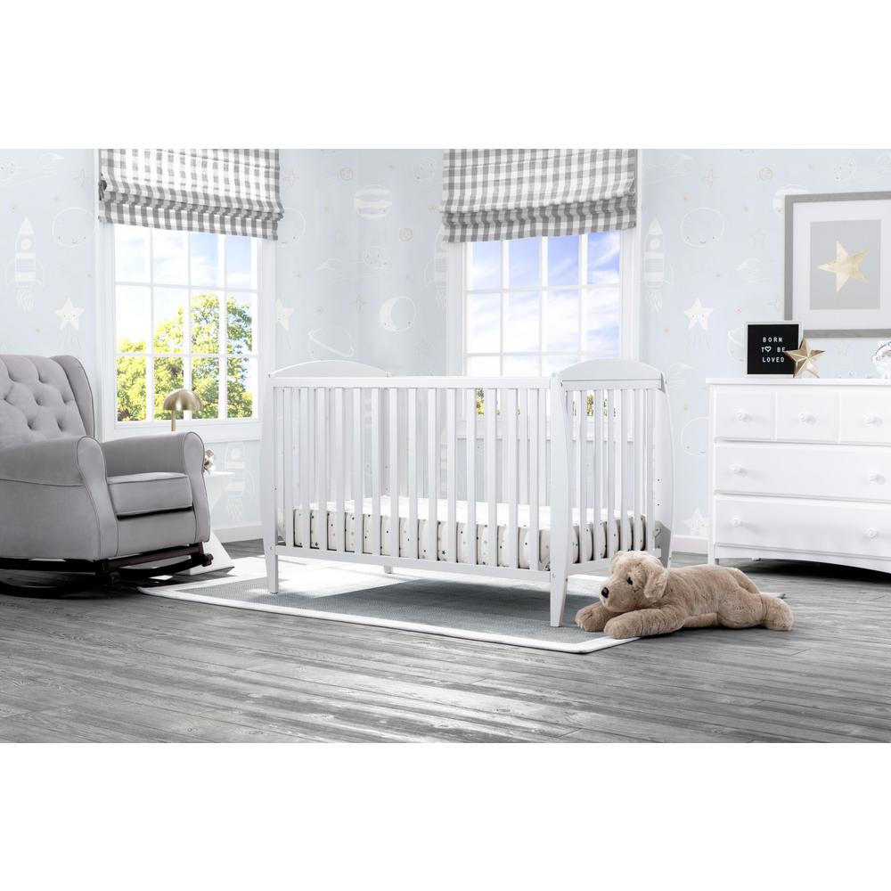 delta bianca white crib