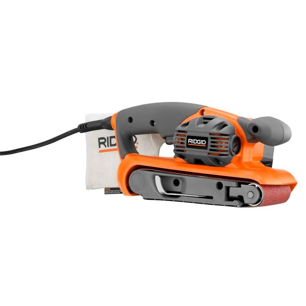 RIDGID Reconditioned 6.5 Amp 3 in. x 18 in. Belt SanderZRR2740 The