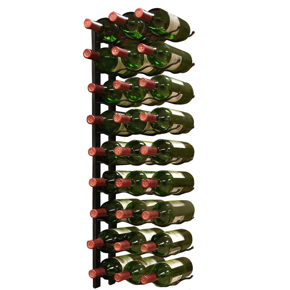 Epicureanist 27Bottle Metal Wine Rack in BlackEPWIRE3B The Home Depot