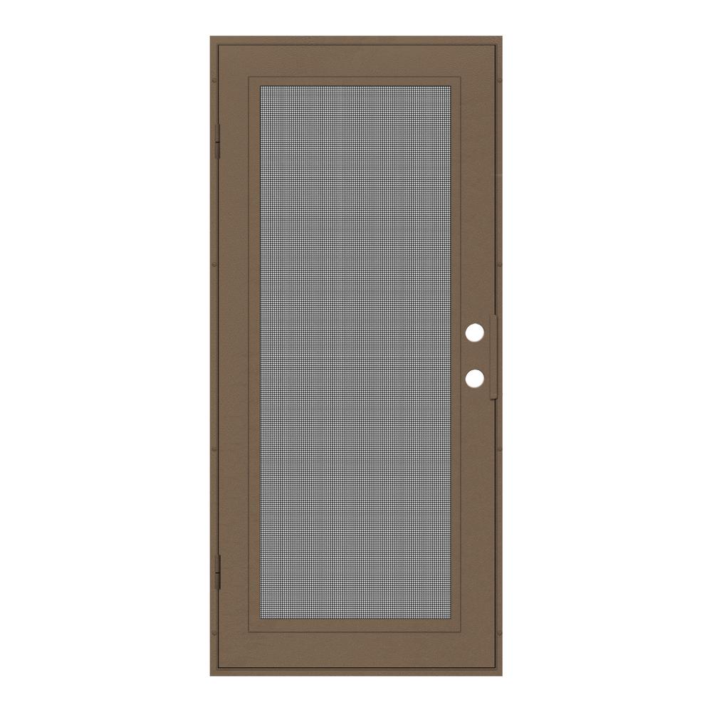 Unique Home Designs 30 In X 80 In Full View Terra Beige Left