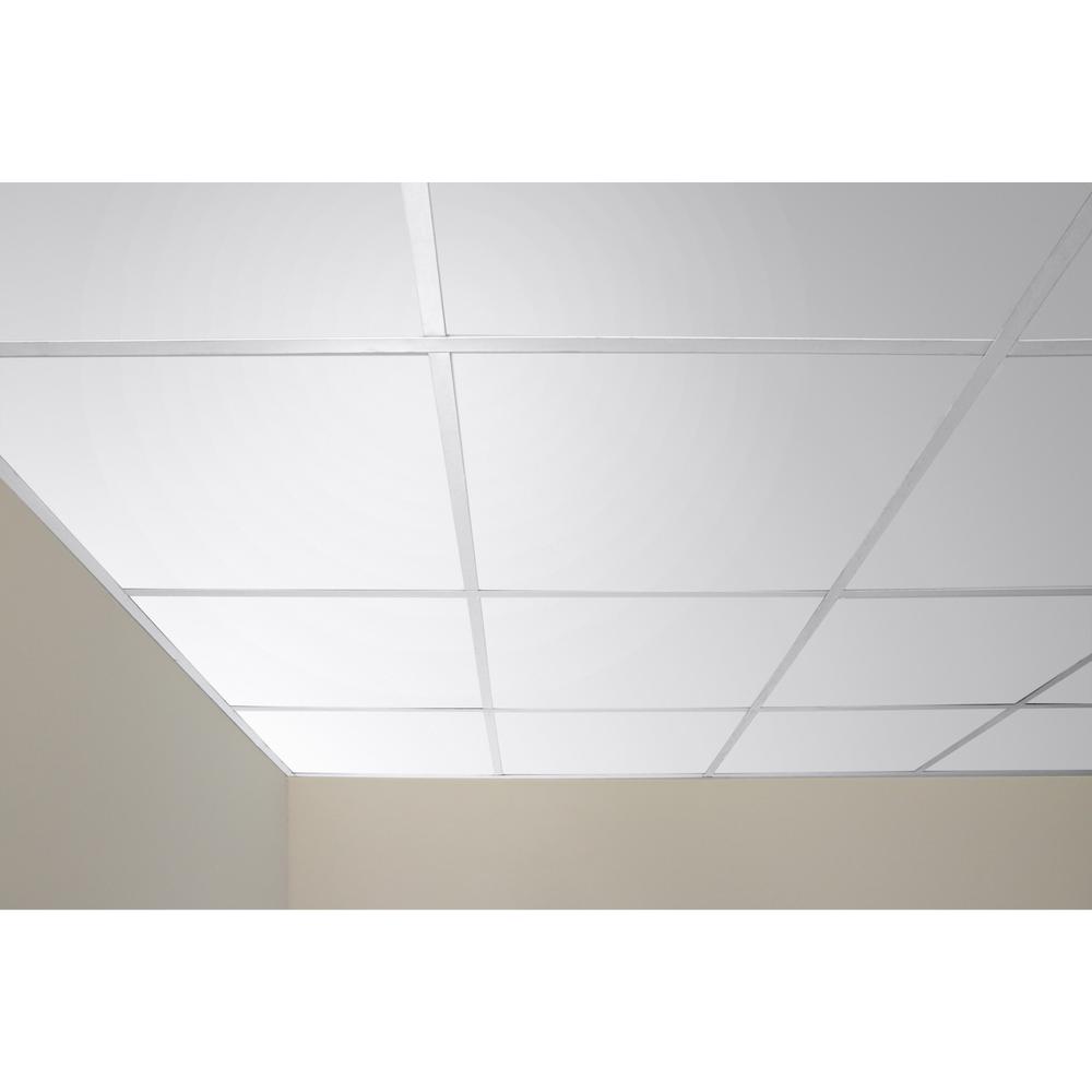Ceilume Serenity White 2 Ft X 2 Ft Lay In Ceiling Panel Case Of 6