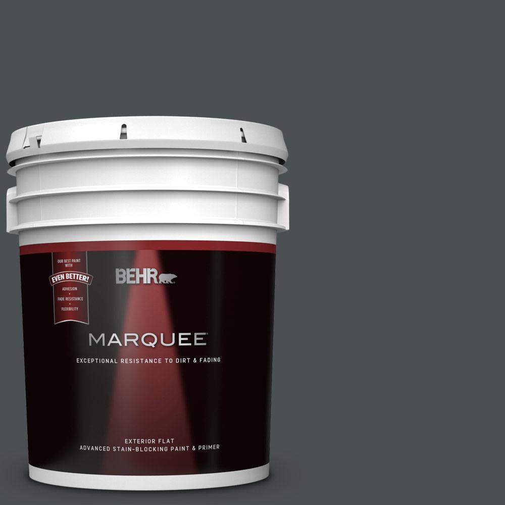 Behr Marquee 5 Gal Ppu18 01 Ed Pepper Flat Exterior Paint And Ppu18 01 Ed Pepper Flat Exterior Paint And Primer In One