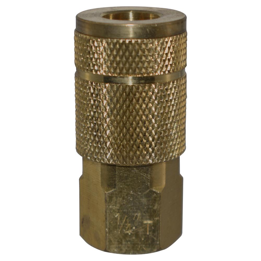 DEWALT 7-Piece High Flow Air Coupler & Plug Set - 1/4" NPT Fittings, 2X Air Flow For Better Tool Performance