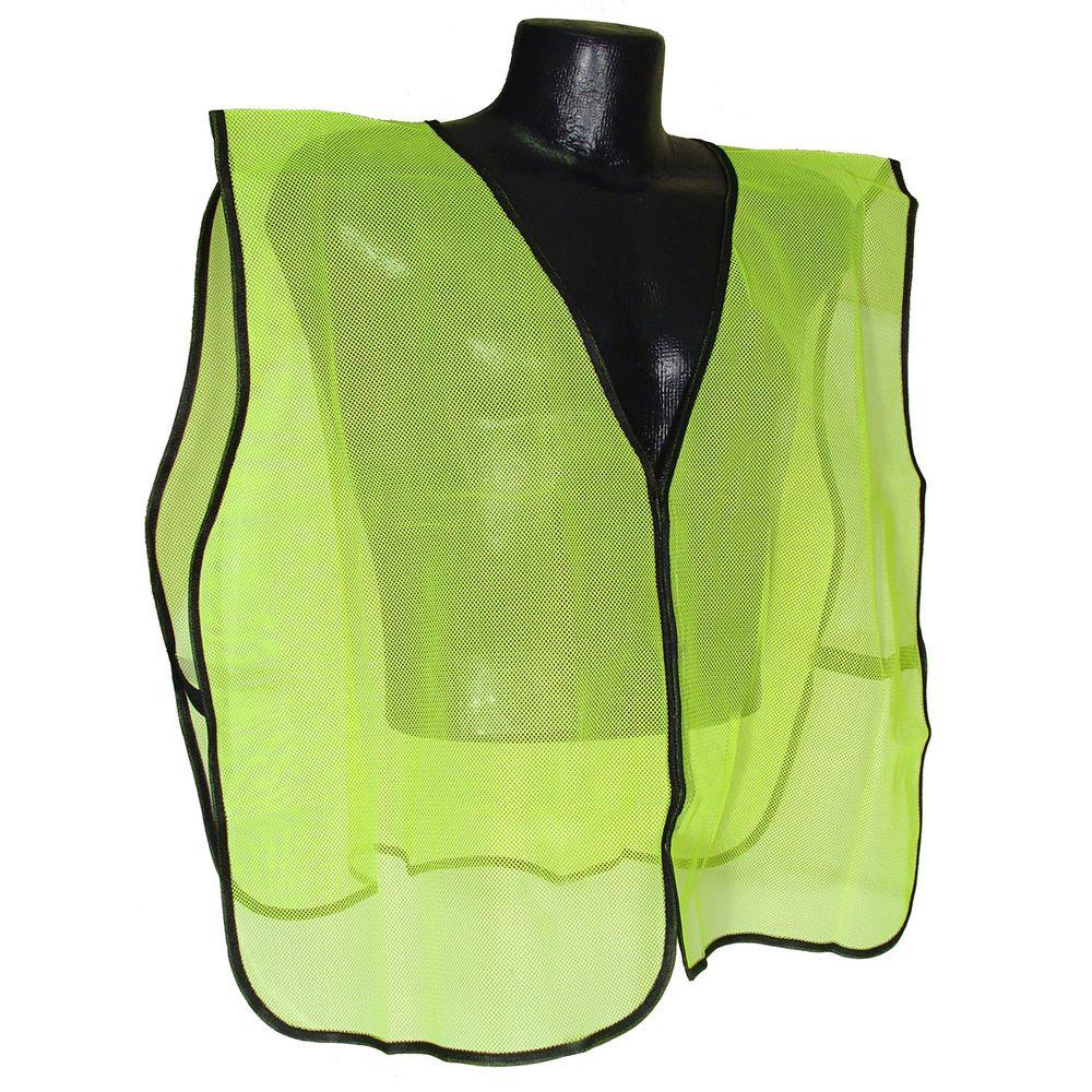 Radians Safety Vest Green Mesh No TapeSVG The Home Depot