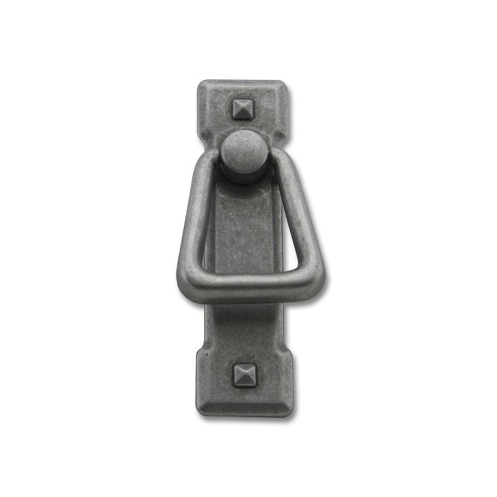 Drop/Hanging Pull Gray Drawer Pulls Hardware The Home Depot