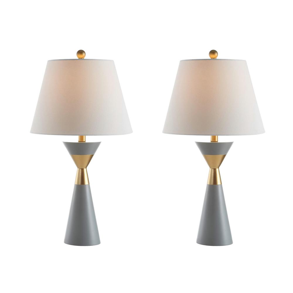 grey gold lamp