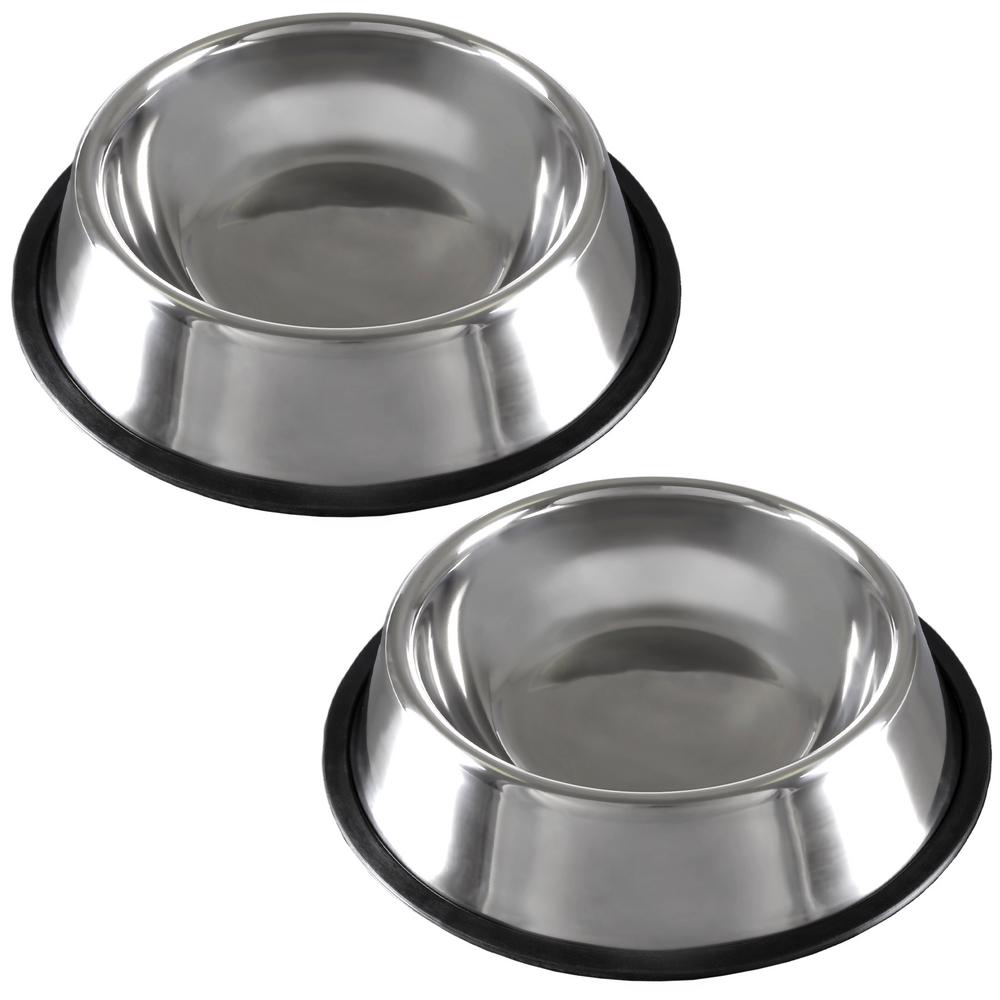 metal dog bowls