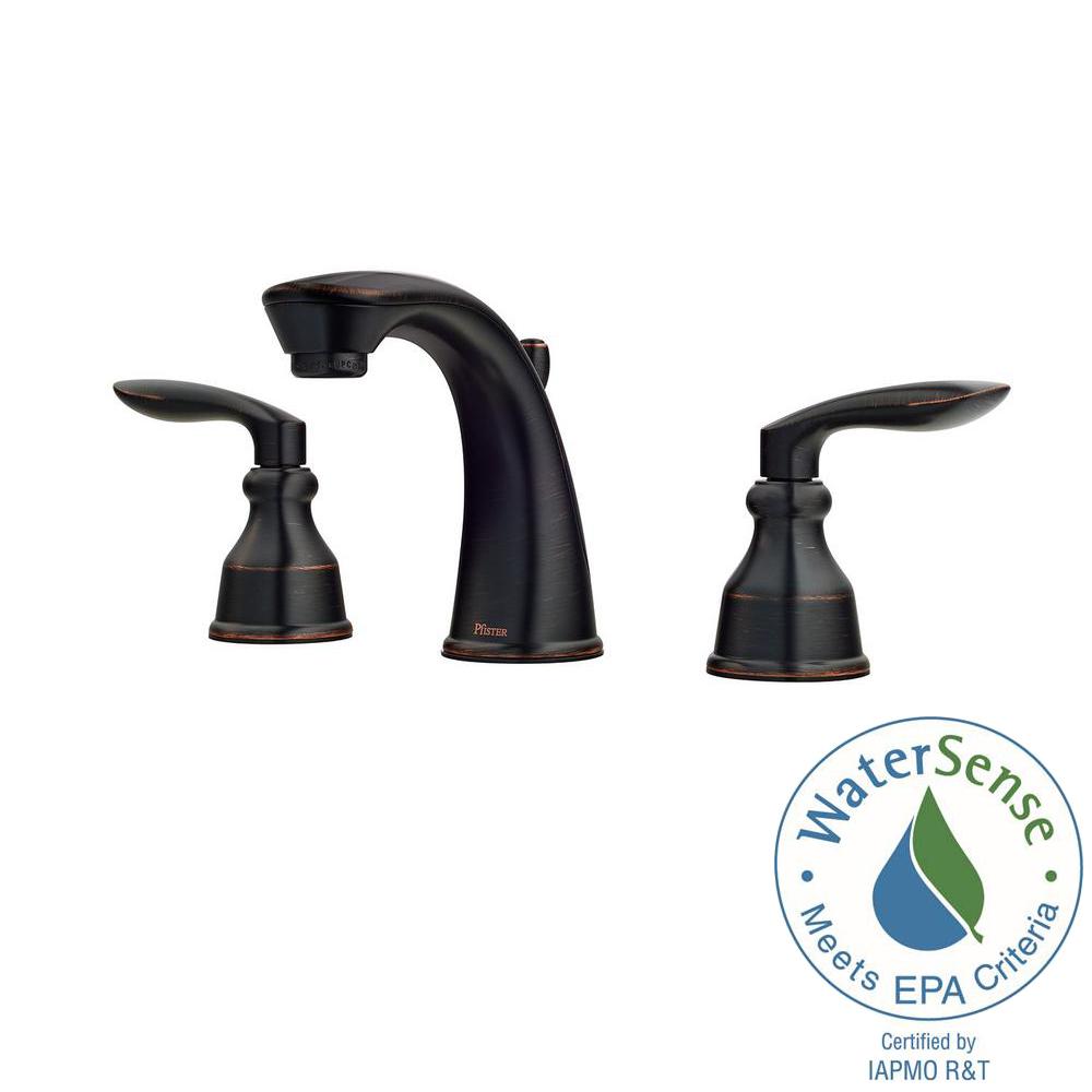 Pfister Avalon 8 In Widespread 2 Handle Bathroom Faucet In Tuscan