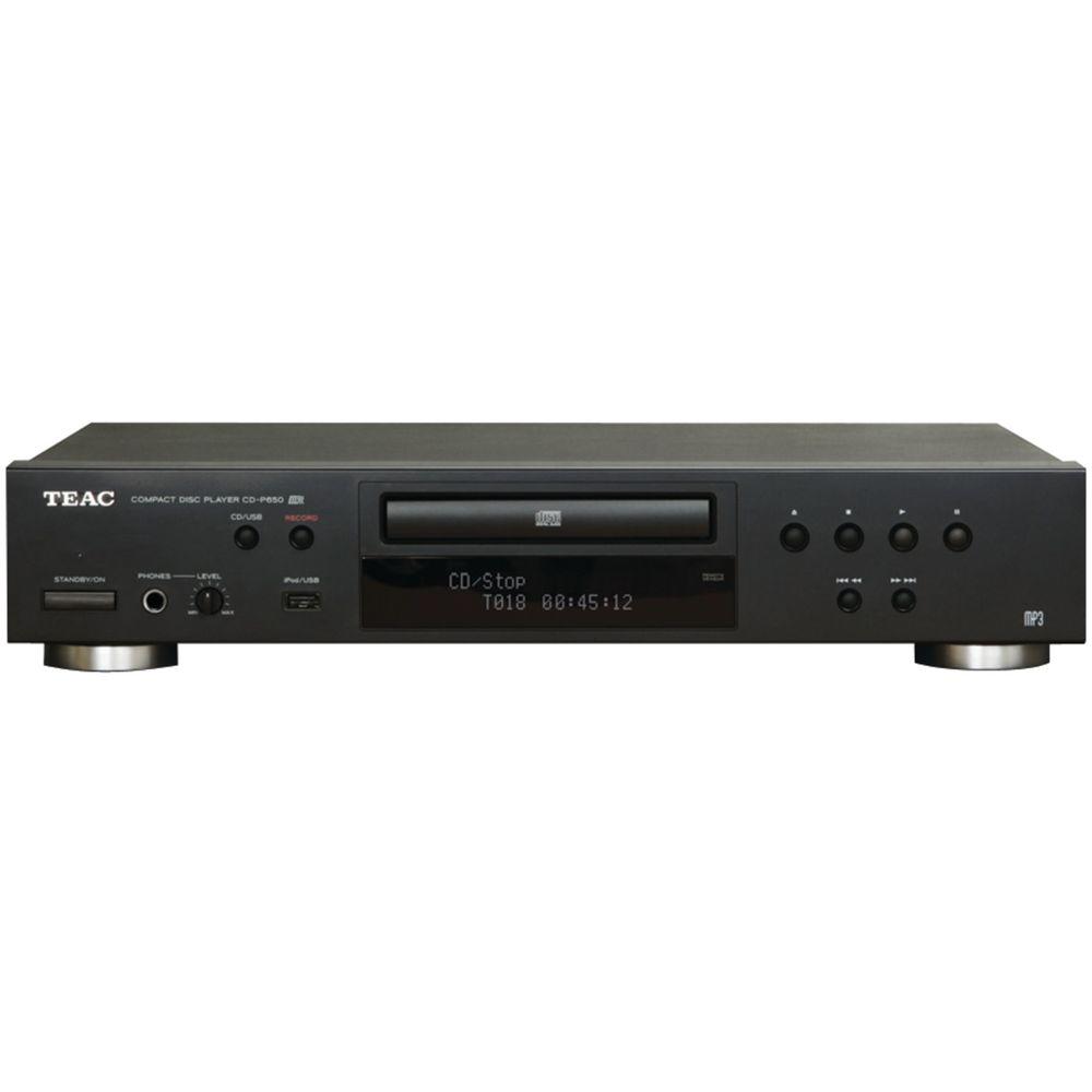 TEAC 120-Volt AC CD Player with USB and iPod Digital Interface, Black ...