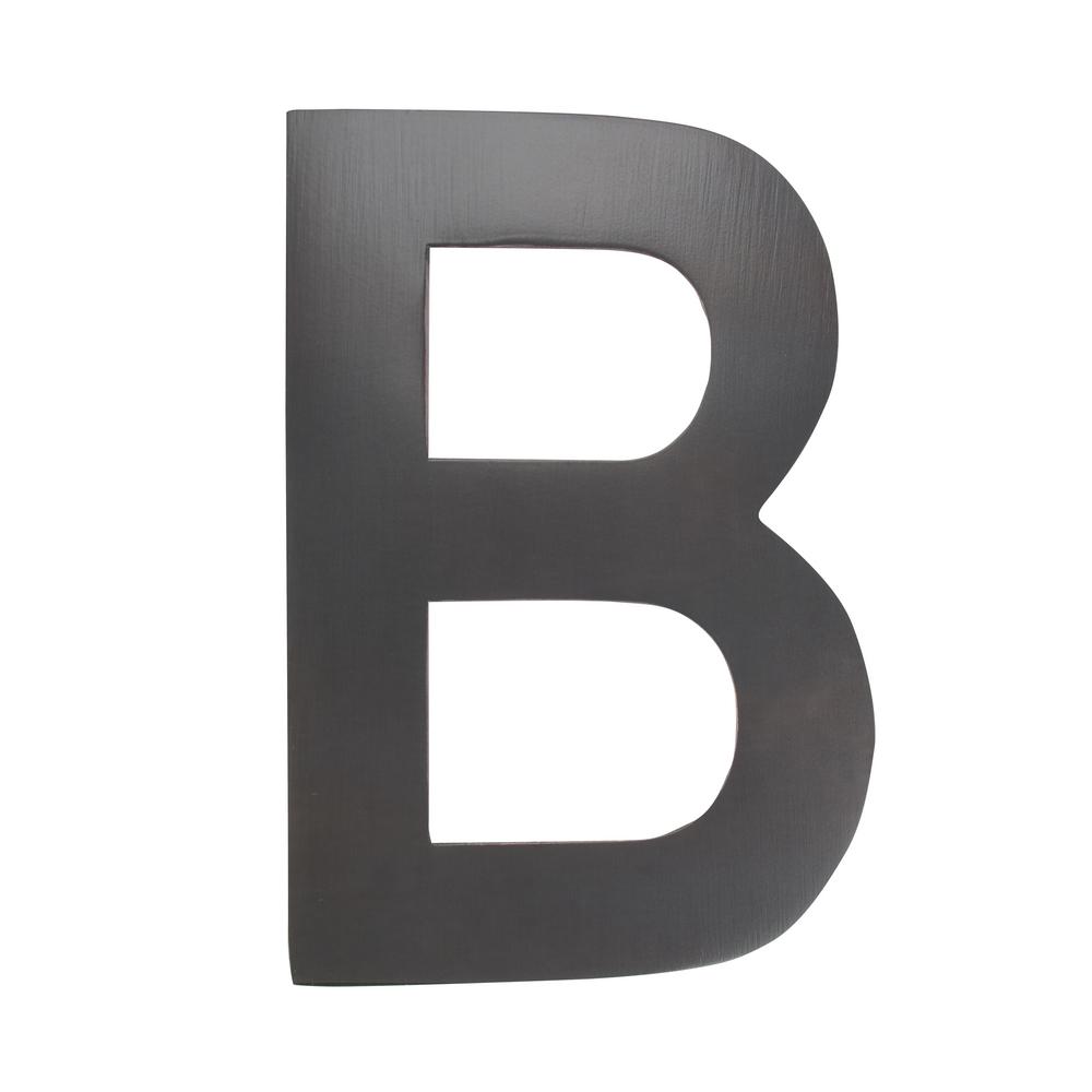 4 in. Dark Aged Copper Letter B Floating House-3582DC-B ...