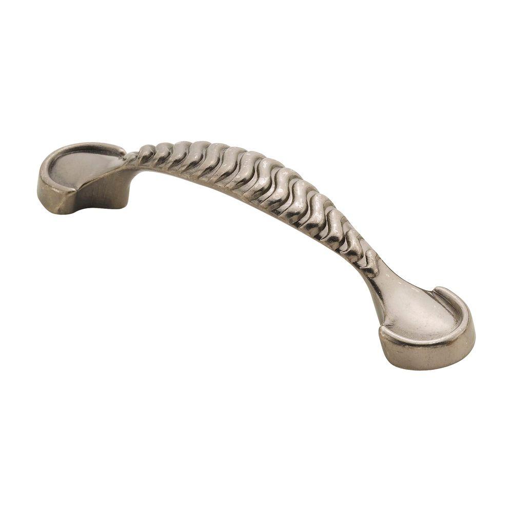 Knobware 3 In Center To Center Antique Nickel Swirl Pull C3565