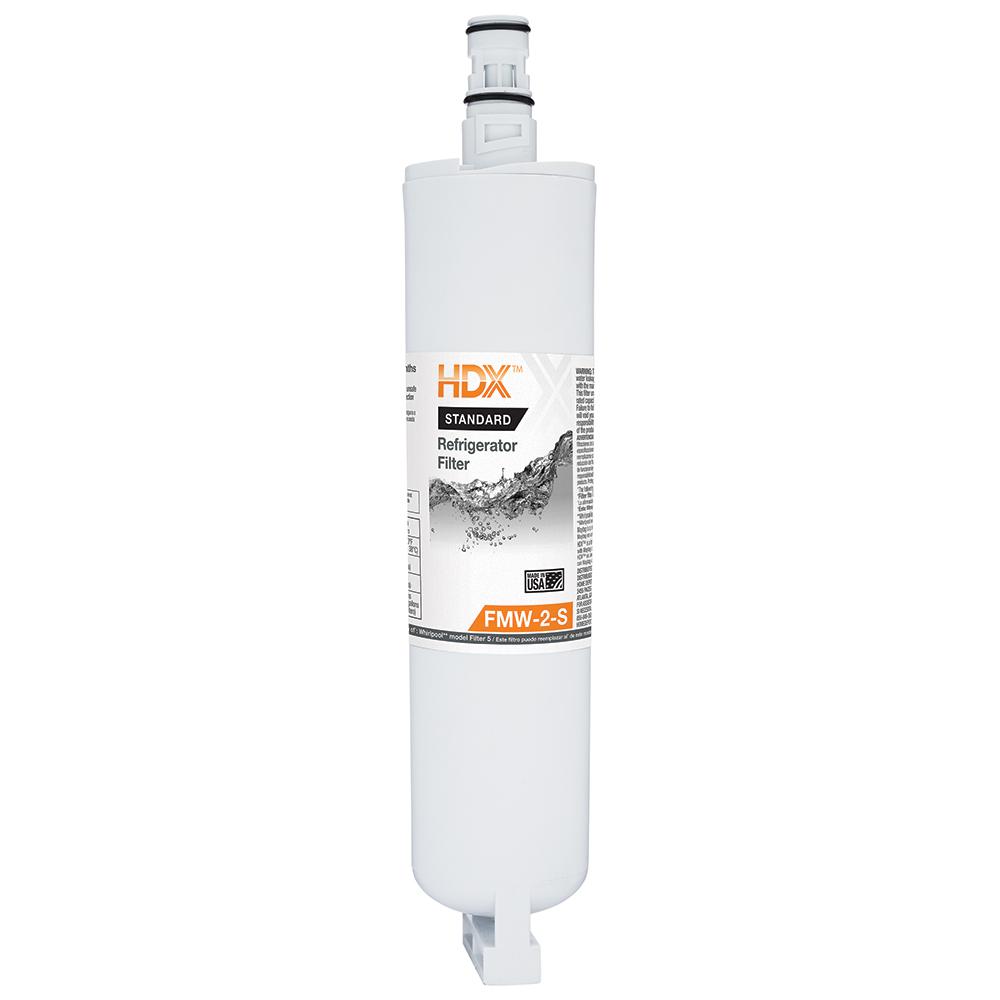 HDX FMW2S Standard Refrigerator Replacement Filter Fits Whirlpool