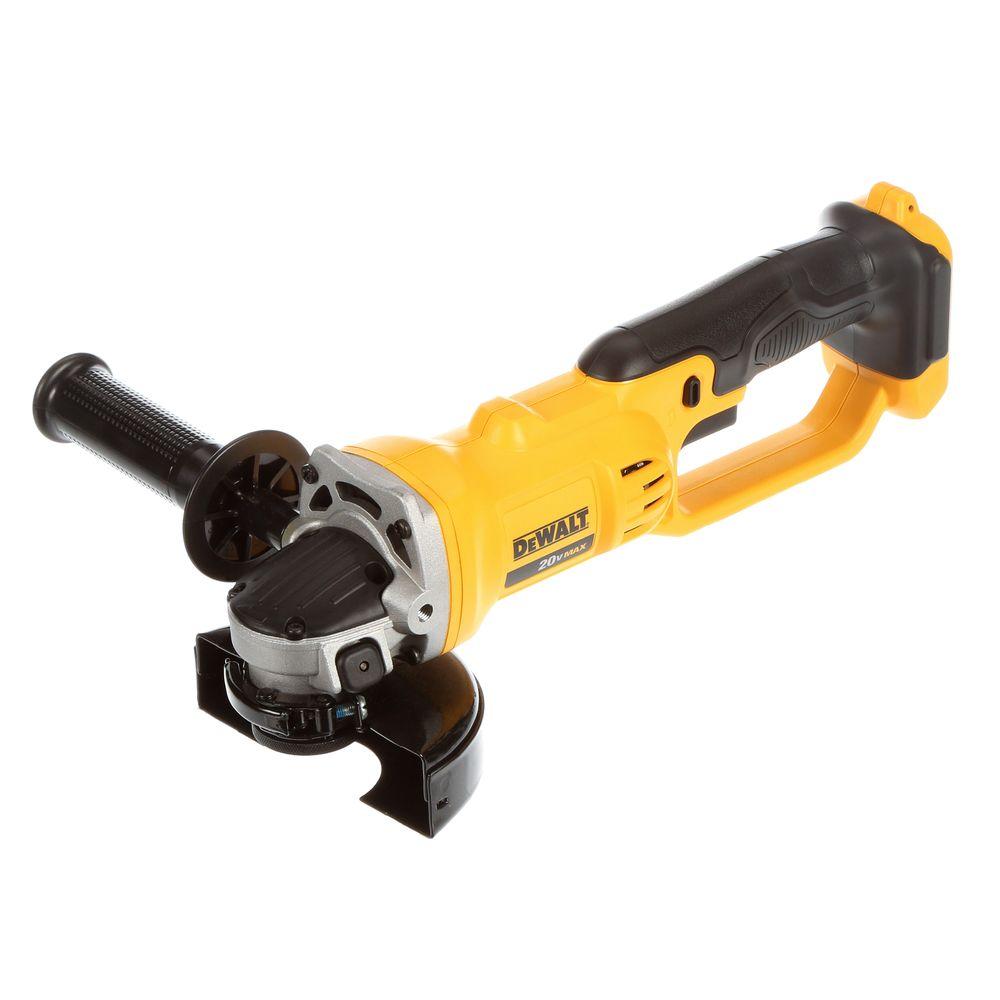 DEWALT 20Volt MAX LithiumIon Cordless 41/2 in. Grinder (ToolOnly