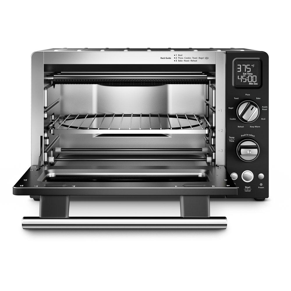 Kitchenaid 2000 W 4 Slice Onyx Black Convection Toaster Oven With Non