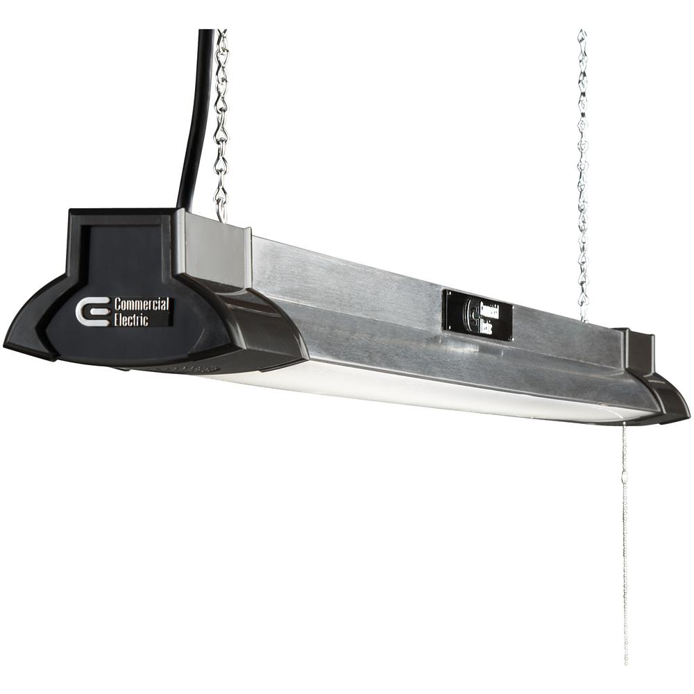 Ceiling Recessed Fluorescent Shop Light LED Bluetooth Speaker Home