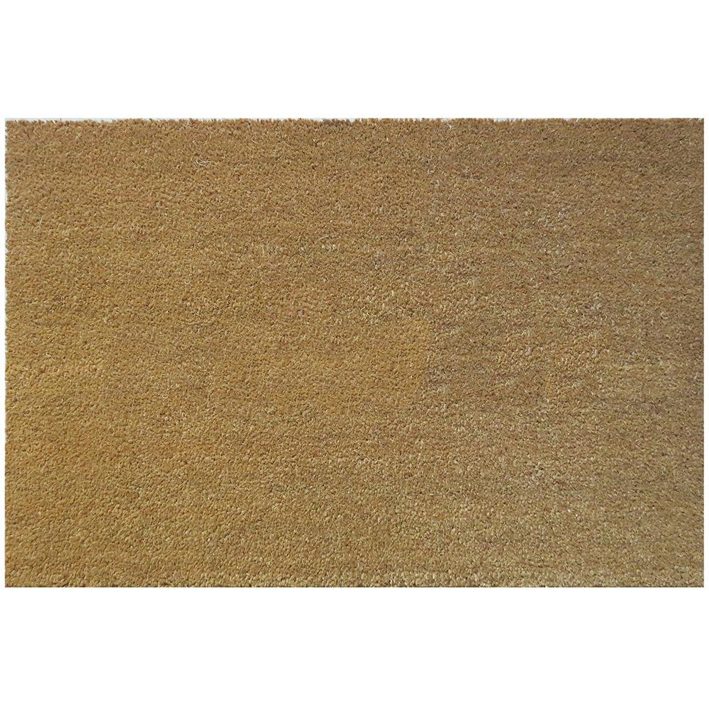 Entryways Natural Coir 36 In X 24 In Slip Resistant Coir Door