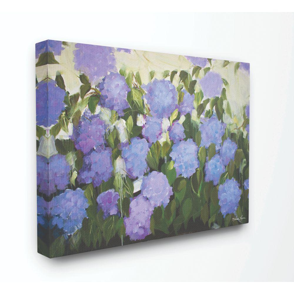 Stupell Industries 36 In X 48 In Abstract Flower Field Landscape Blue Purple Painting By Melissa Lyons Canvas Wall Art Fap 139 Cn 36x48 The Home Depot
