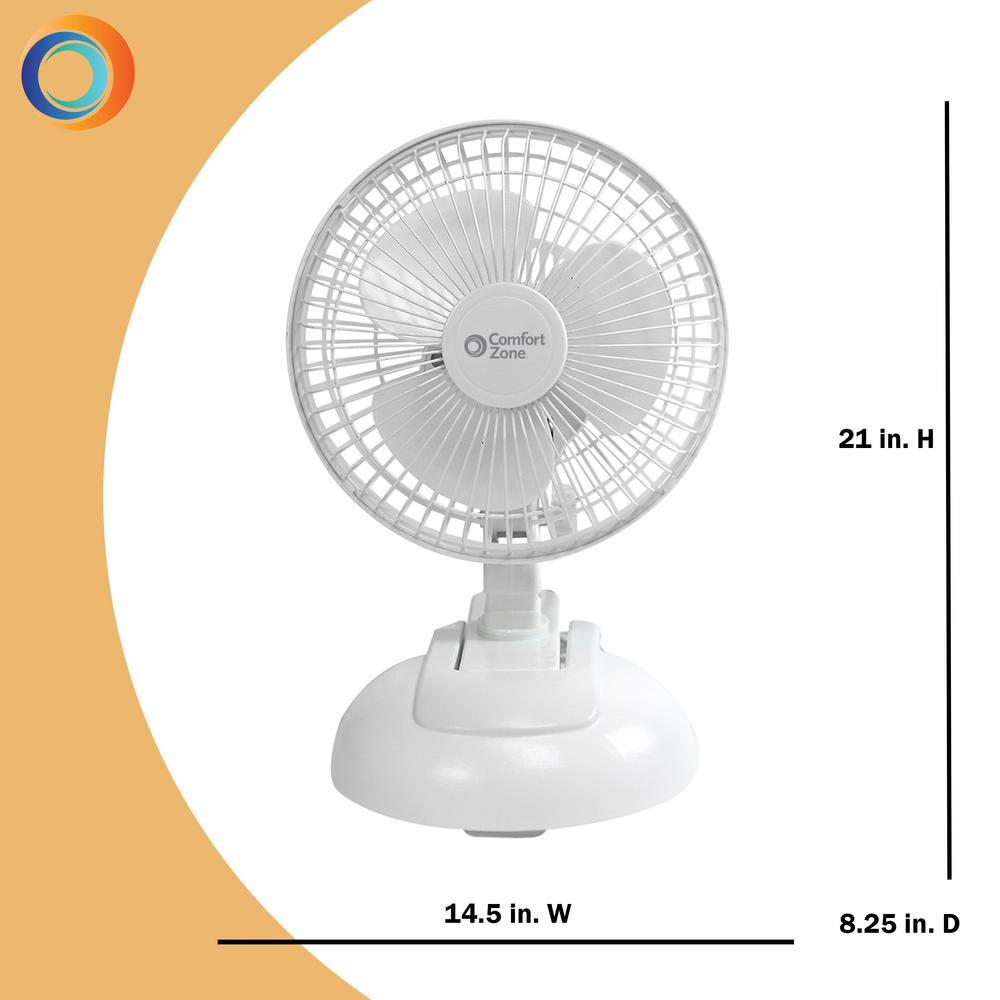 euromatic 2 in 1 clip desk fan