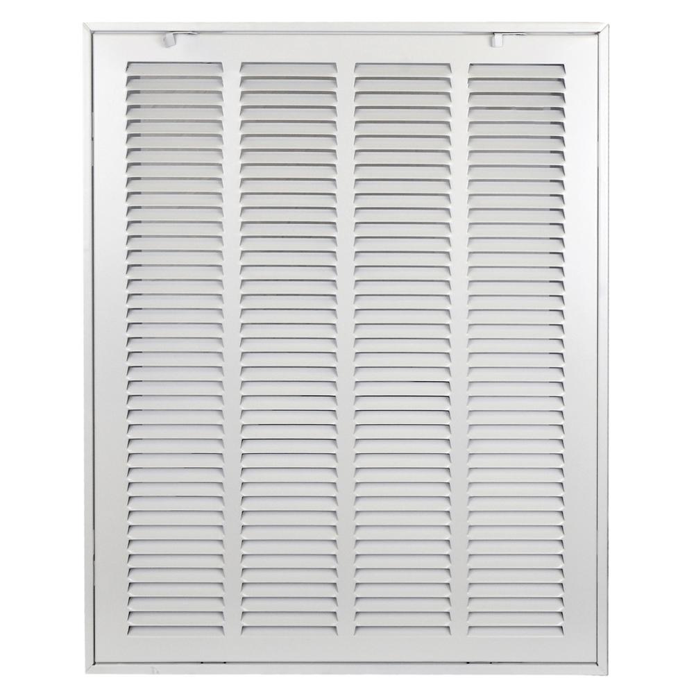 Venti Air 16 in. x 20 in. Steel Return Air 1 in. Filter Grille, White GrilleHFG1620 The Home