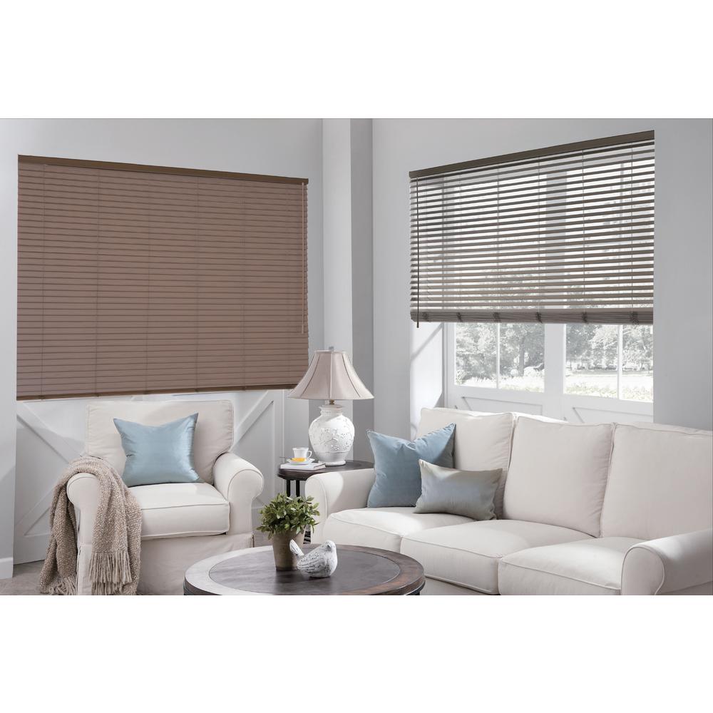 wood faux blinds cordless depot window