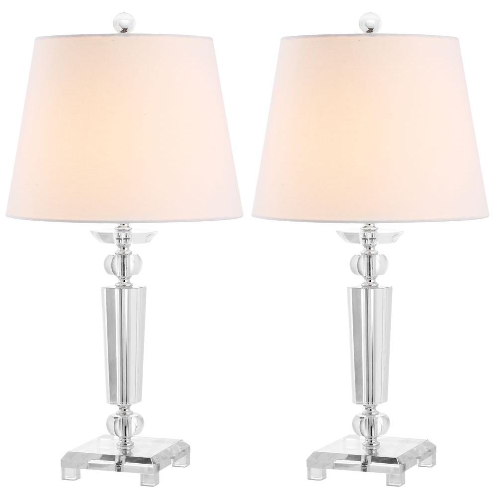 Safavieh Imogene 23 In Clear Crystal Table Lamp Set Of 2