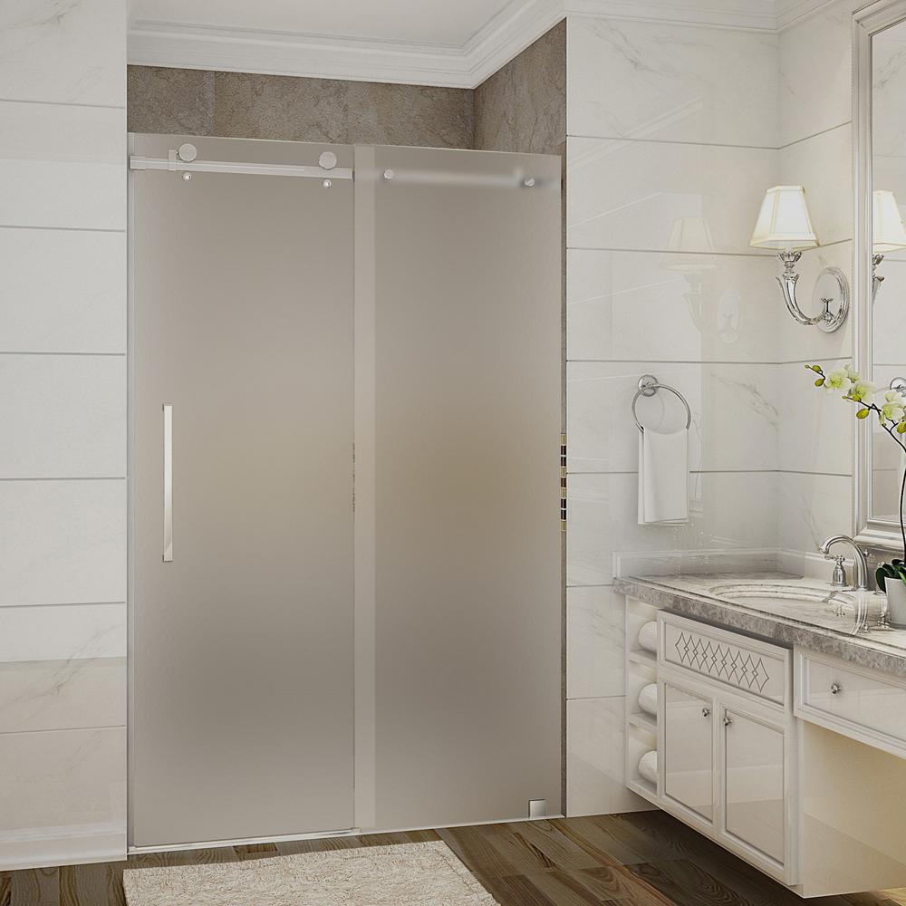 Aston Moe 44 In To 48 X 75 Completely Frameless Sliding Aston Moe 44 In To 48 X 75 Completely Frameless Sliding