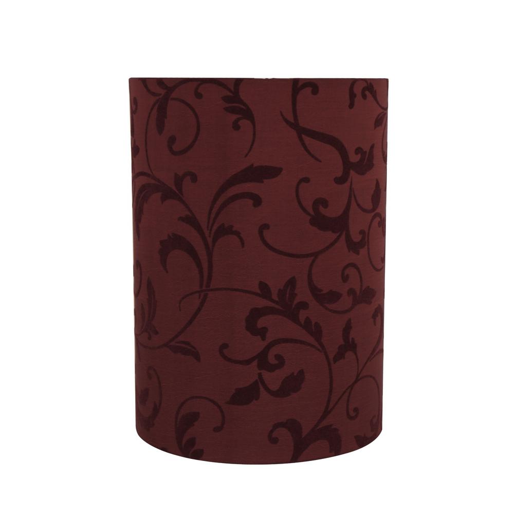 Red Lamp Shades Lamps The Home Depot Red Drum Cylinder Lamp Shade