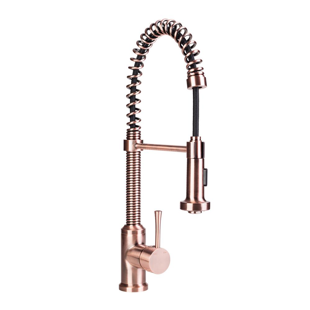 Residential Single Handle Pull Down Sprayer Kitchen Faucet With