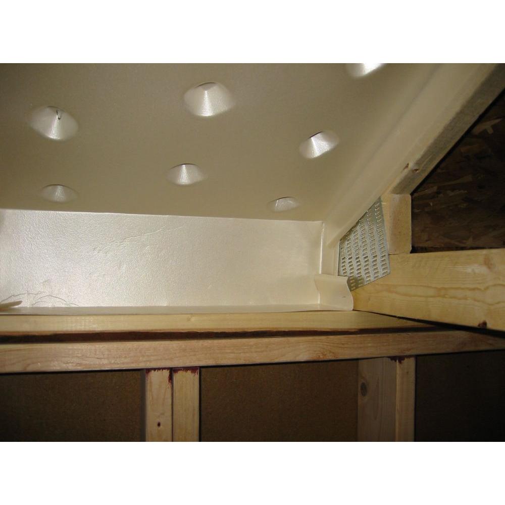 Rafter Vent Built In Baffle 23.5"x46" Attic Air Flow