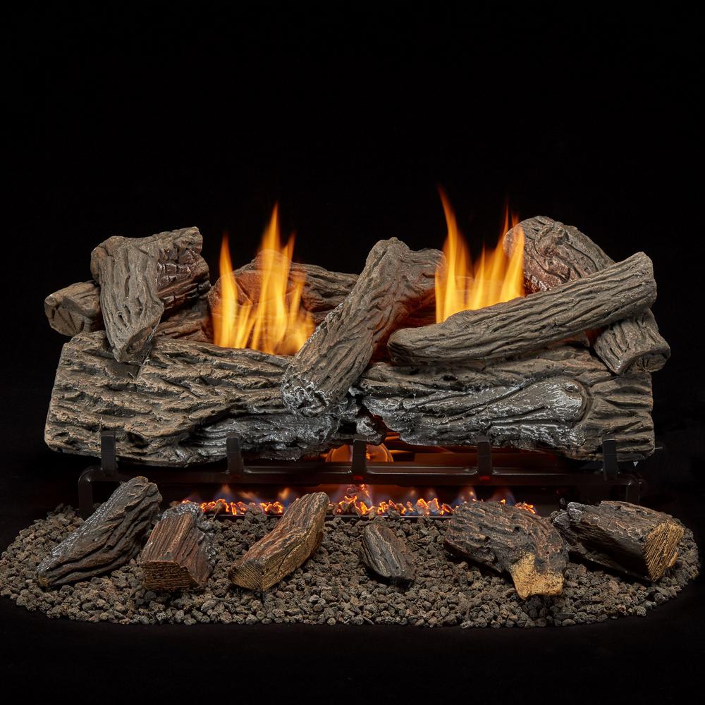Bluegrass Living 24 In Vent Free Propane Gas Log Set With Remote 210132 The Home Depot - Ventless Propane Fireplace Log Set Bluegrass Living 24 In Vent Free Propane Gas Log Set With Remote 210132 The Home Depot - Ventless Propane Fireplace Log Set