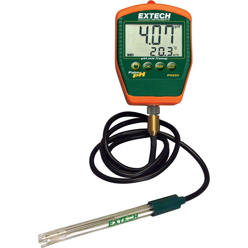 Extech Instruments Palm pH Meter-PH220-C - The Home Depot