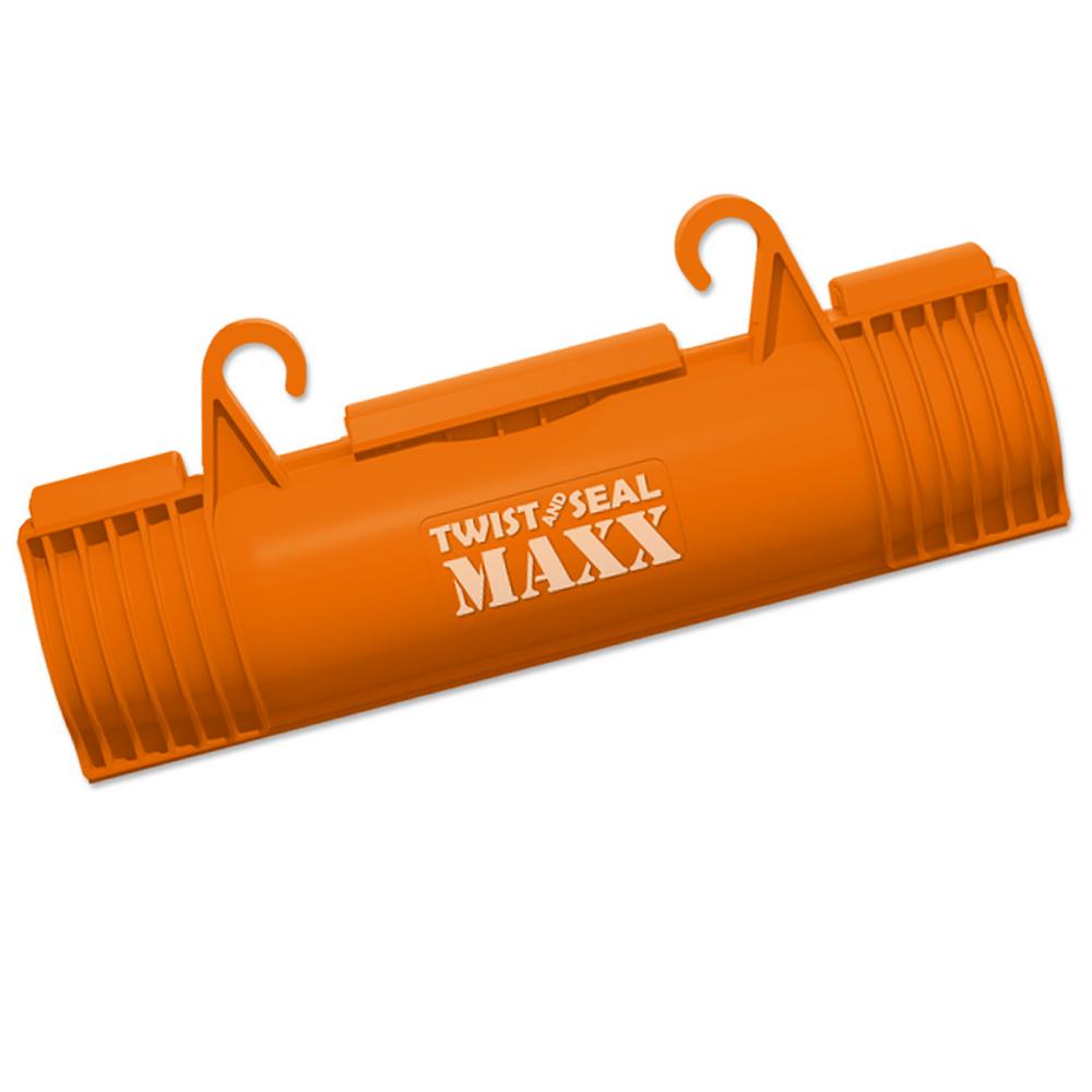 Twist and Seal Maxx Heavy Duty Extension Cord Cover and Plug Protection, Orange