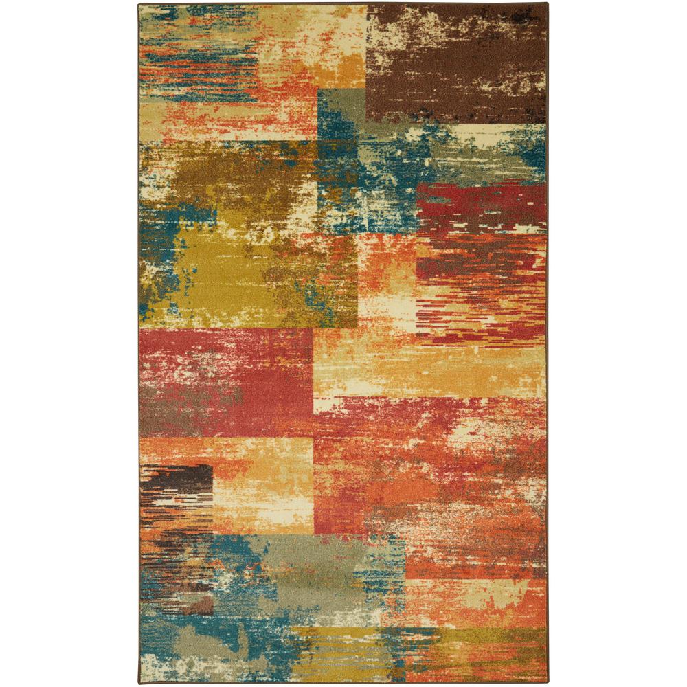 Mohawk Home Elizabeth Multi 8 ft. x 10 ft. Abstract Area Rug039361