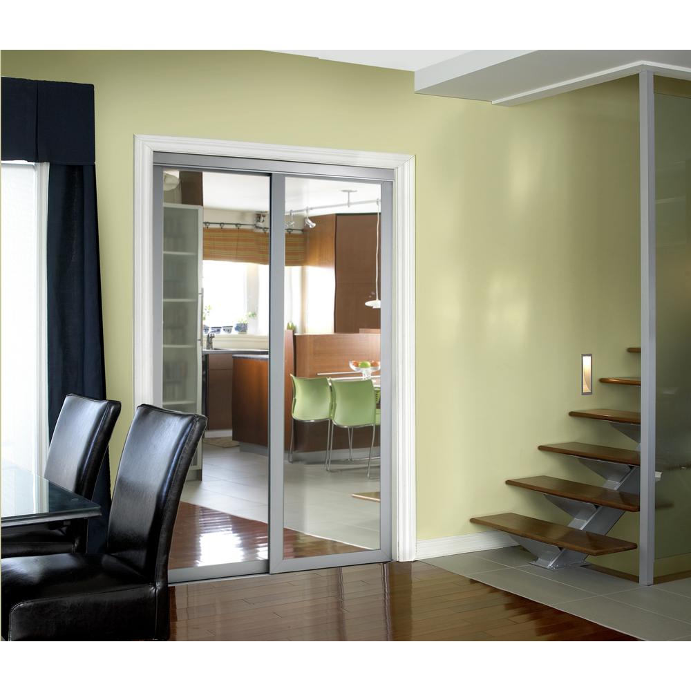 Pinecroft 48 In X 80 In Mirror Urban Silver Frame Aluminum