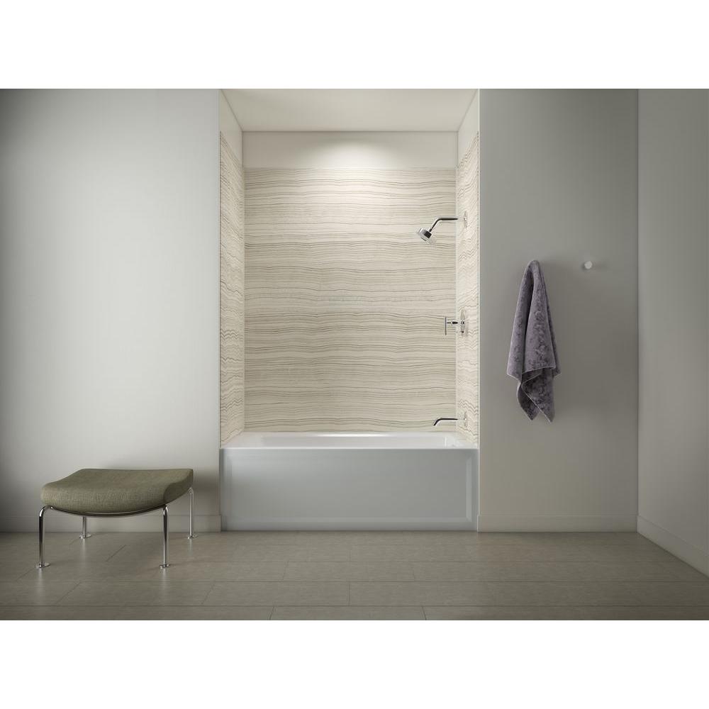 kohler archer 60 in right hand drain tub with choreograph 60 in x 32 in x 72 in 5 piece wall kit in veincut biscuit k 97618 w08 1123 ra 0 the