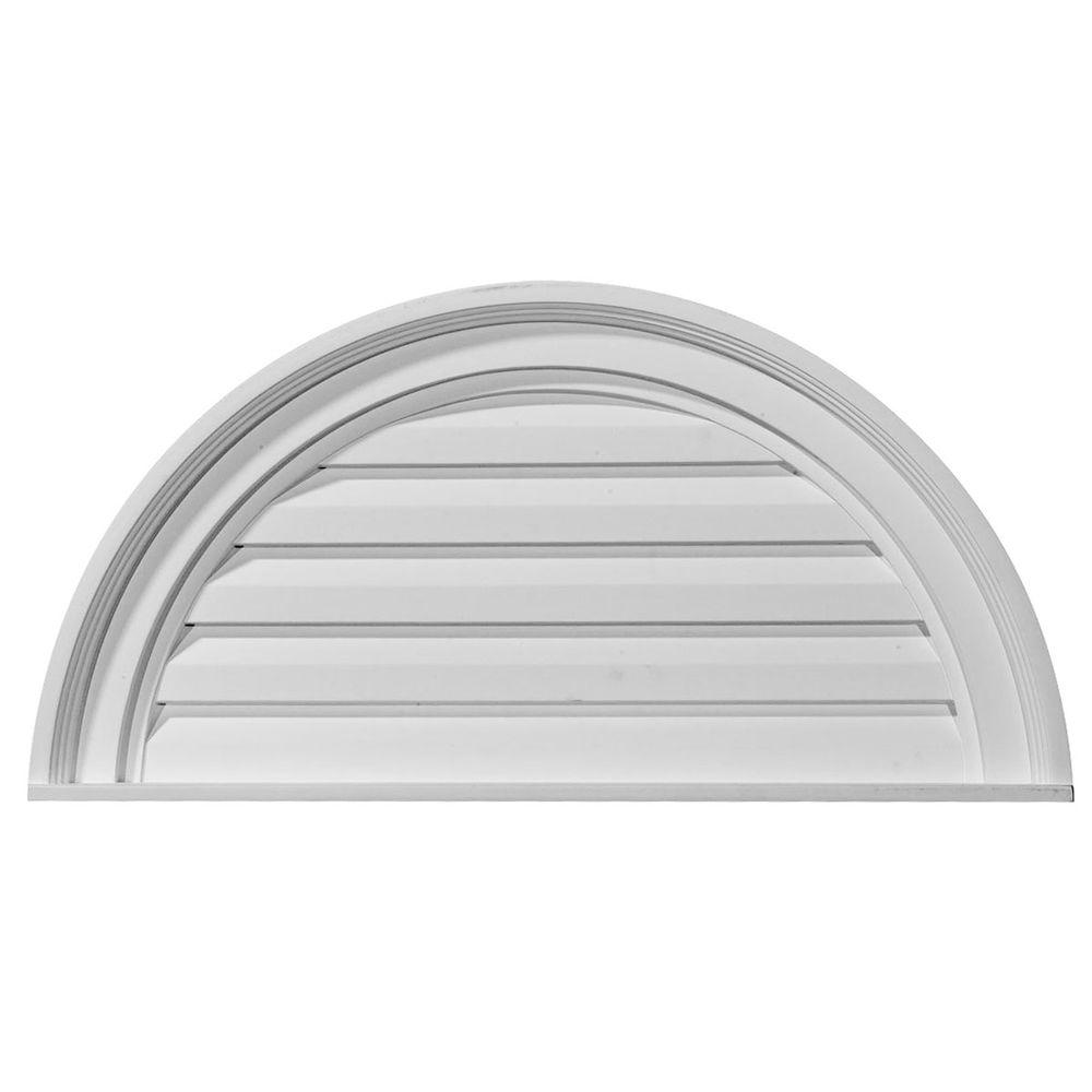 Ekena Millwork 2 in. x 28 in. x 14 in. Decorative Half 