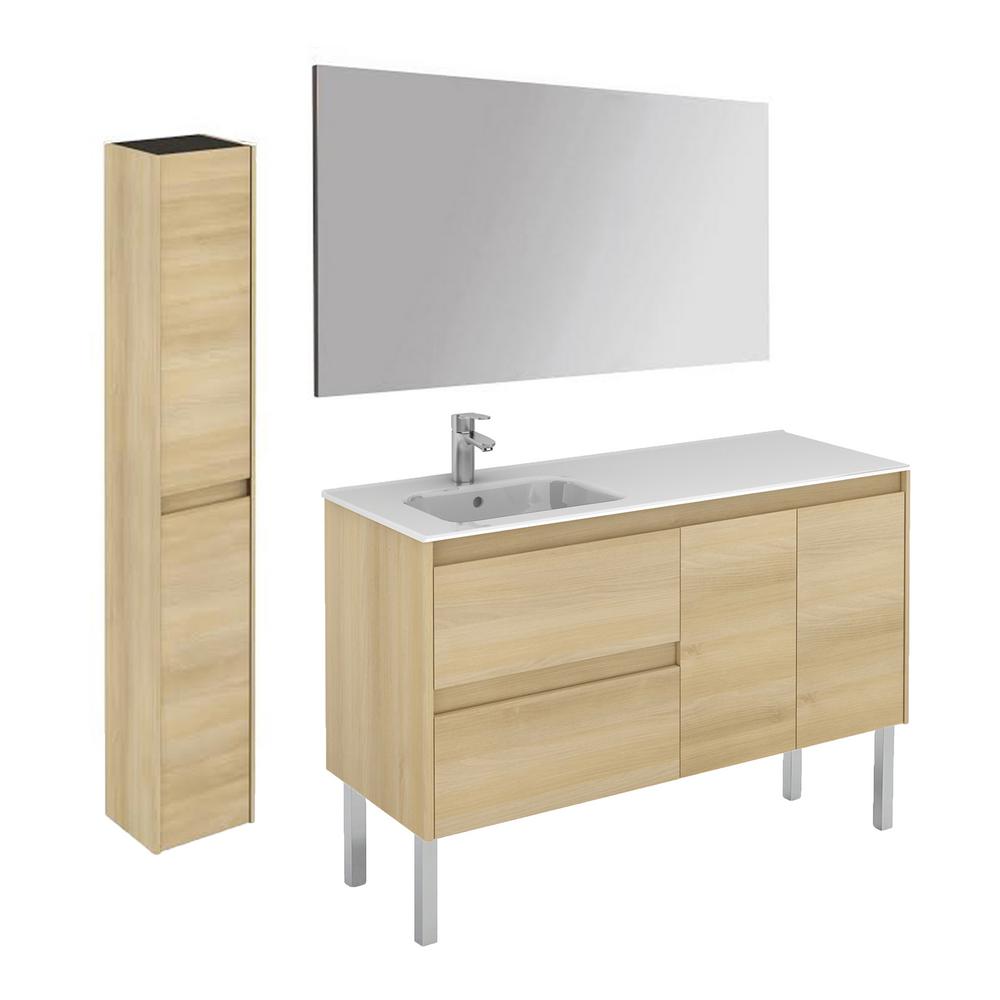 Sink on Left Side 48 Inch Vanities Bathroom Vanities Bath The Home Depot