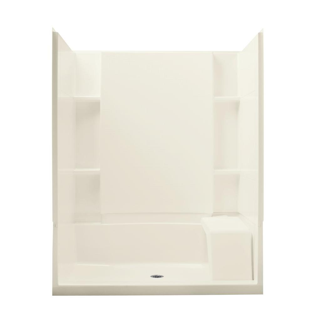 STERLING Accord Seated 36 in. x 60 in. x 74.5 in. Shower Kit with Age