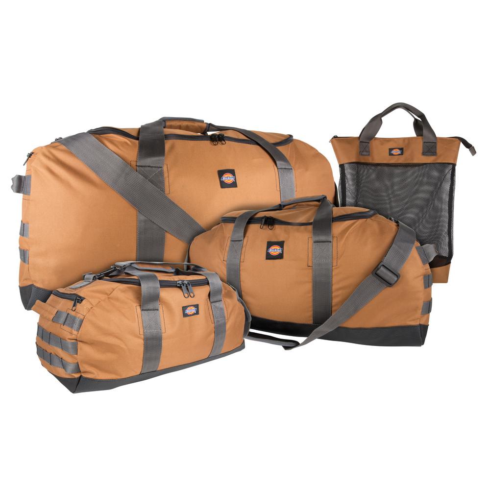 Dickies 3-Piece 36 in. Tan Duffel Work and Tool Bag Combo Set-57105 ...