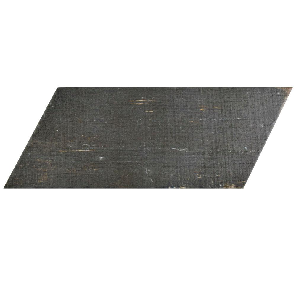 Retro Naveta Nero 7-1/8 in. x 16-3/8 in. Porcelain Floor and Wall Tile (11.07 sq. ft. / case)